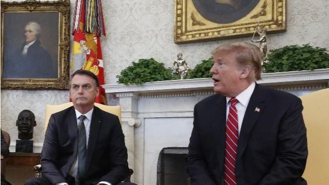 Bolsonaro se reunió con Trump este martes / Twitter: @jairbolsonaro