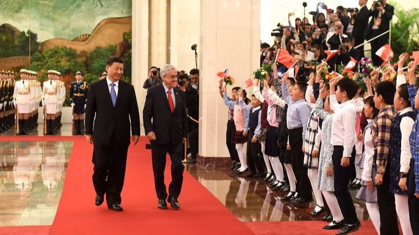 Piñera está en China de visita oficial / Twitter: @Sebastianpinera