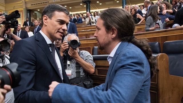 Pedro Sánchez y Pablo Iglesias