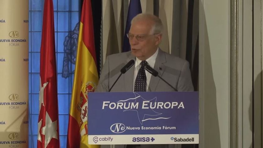 Borrell se presenta a las elecciones europeas / Foto: Nueva Economía Fórum