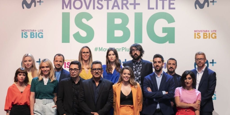 Movistar presentó la nueva aplicación reuniendo a las caras más conocidas de sus programas / Foto: Movistar+