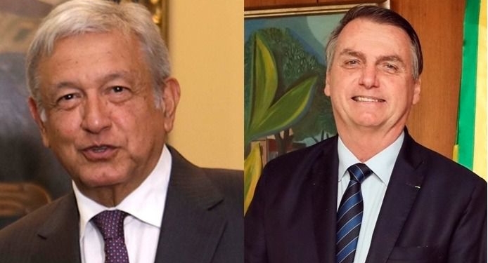 Lopez Obrador y Bolsonaro