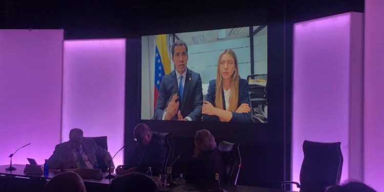 Fabiana Rosales no pudo asistir al Foro Atlántico, pero sí envió un vídeo / Foto: ALN