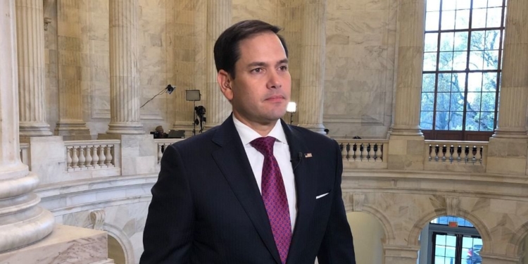 Marco Rubio defiende en su nueva cuenta de Twitter el embargo a Cuba / Foto: @marcorubio