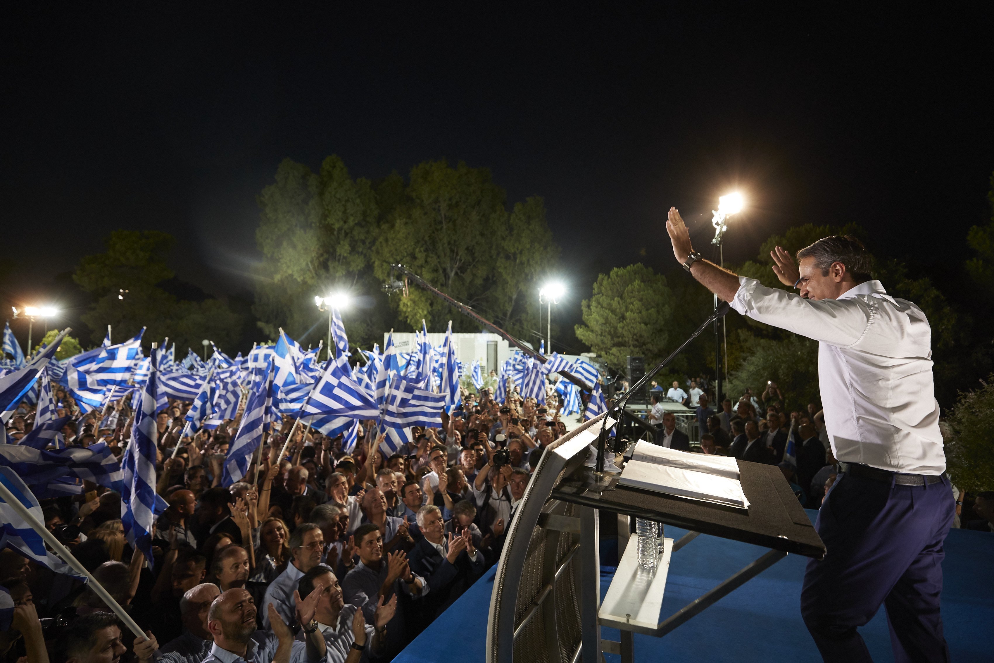 El nuevo primer ministro griego apoya la causa de Juan Guaidó / Twitter: @kmitsotakis