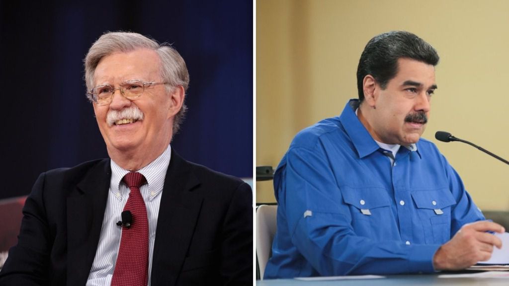 Bolton y Maduro