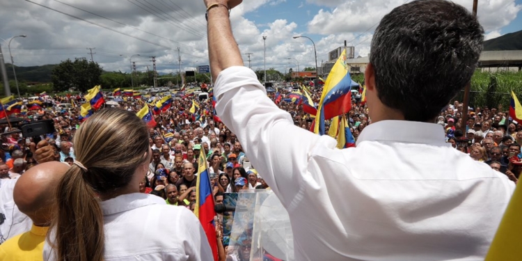 Guaidó llenó Carabobo este fin de semana / Twitter: @jguaido