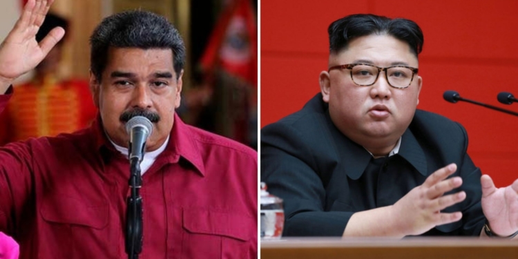 Maduro eleva el nivel de las relaciones con Corea del Norte / Foto: Montaje ALN