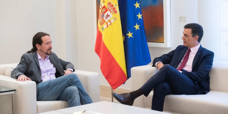 Pedro Sanchez y Pablo Iglesias