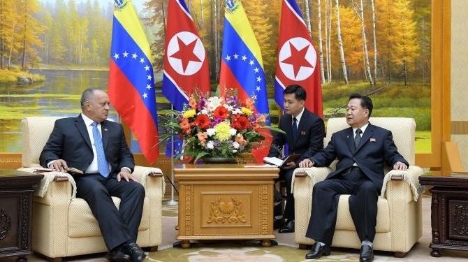 Cabello se reunió en el número dos del régimen de Corea del Norte / Foto: KPCN