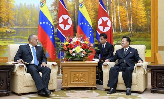 Cabello se reunió en el número dos del régimen de Corea del Norte / Foto: KPCN
