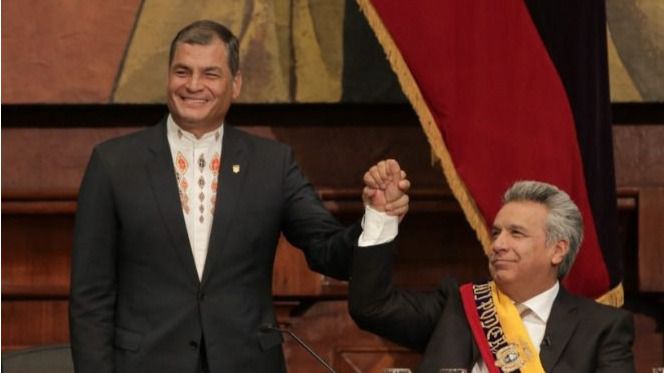 Ahora Moreno y Correa no se pueden ni ver / Foto: Presidencia de Ecuador