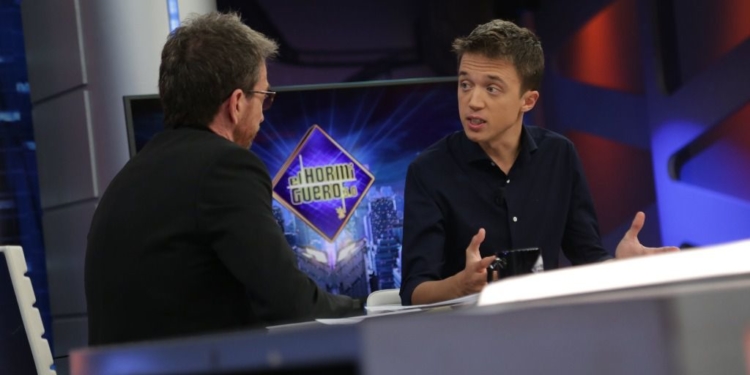 Errejón no conoce dictaduras en las que la oposición de ruedas de prensa / Twitter: @El_Hormiguero