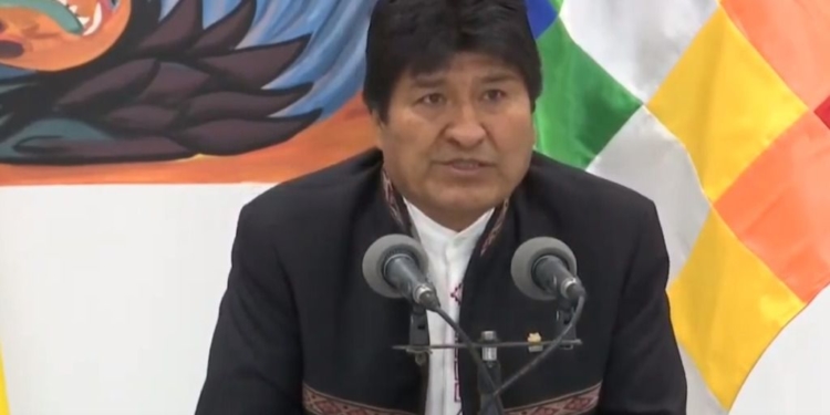 Evo Morales denuncia un golpe de Estado en su contra / Foto: Gobierno de Bolivia