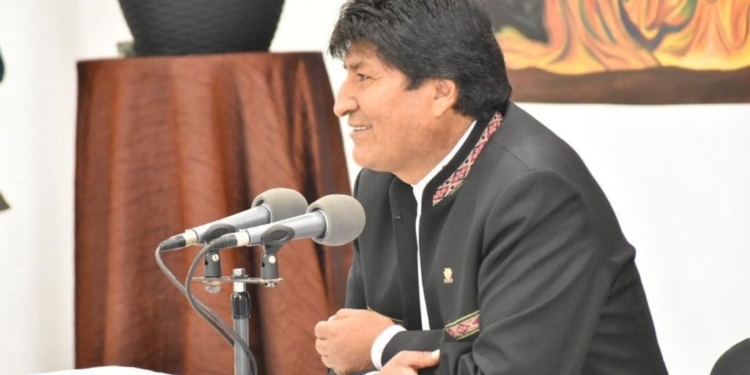 Evo Morales llama delincuente a Carlos Mesa / Foto: @evoespueblo