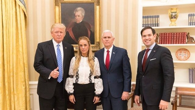 Tintori le enseñó a Trump cómo en Venezuela no se respetan los derechos humanos / Foto: Casa Blanca