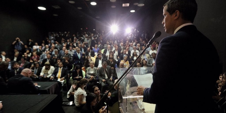 Guaidó tiene una agenda ininterrumpida hasta las seis de la tarde / Foto: Prensa Guaidó