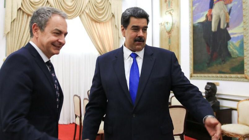 La visita de Zapatero a Maduro se produce en un momento inoportuno / Foto: Prensa Maduro