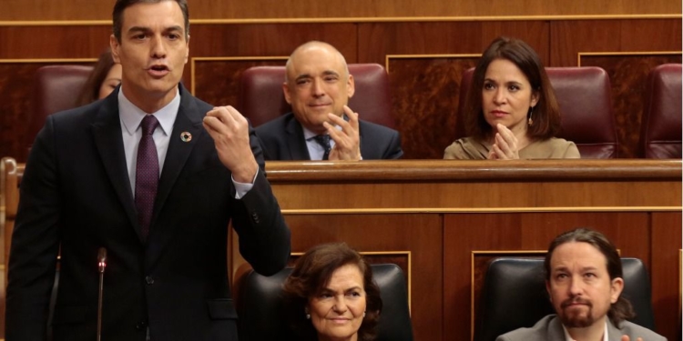 Ahora Sánchez llama a Guaidó líder de la oposición / Foto: La Moncloa