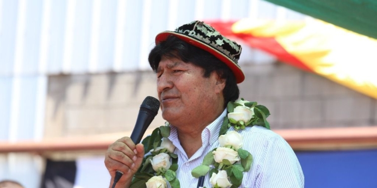 Evo Morales dice que se trata de un golpe a la democracia / Foto: @evoespueblo