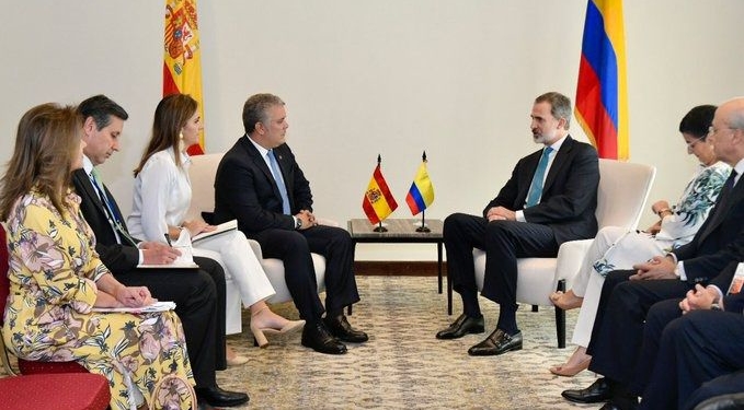 Felipe VI está dispuesto a dar más apoyo al éxodo venezolano / Foto: Gobierno de Colombia