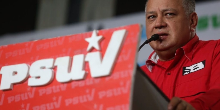 Cabello no se ha cuidado en sus discursos a pesar de la advertencia de la ONU / Foto: PSUV