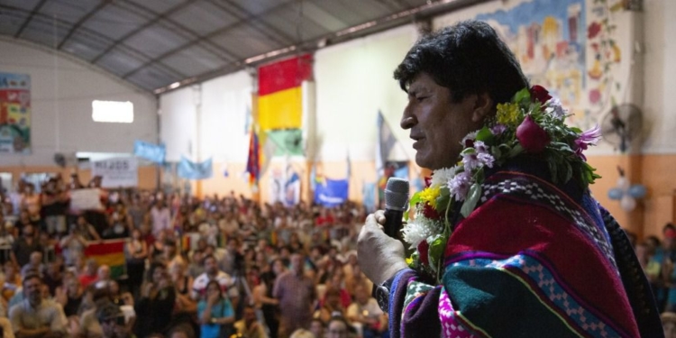 Evo Morales está de gira por el interior de Argentina / Twitter: @evoespueblo