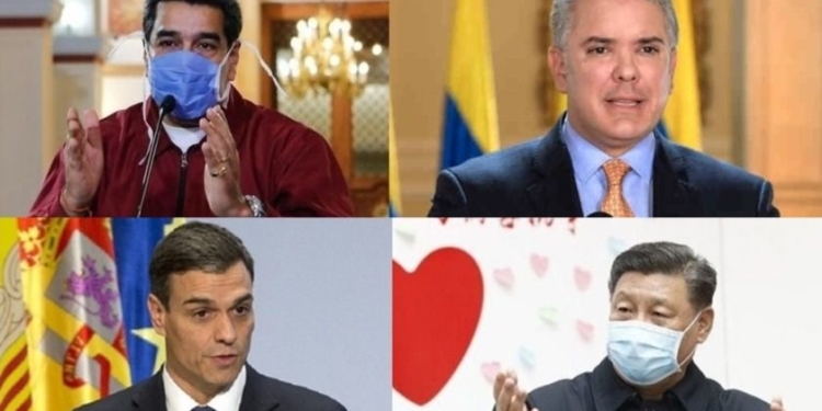 Sólo hay que imaginarse el miedo de Maduro, Duque, Sánchez, o Xi Jinping / Montaje: ALN