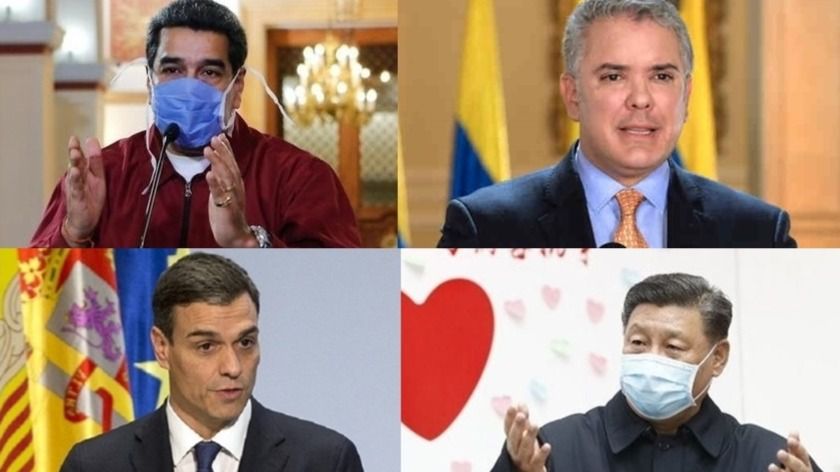 Sólo hay que imaginarse el miedo de Maduro, Duque, Sánchez, o Xi Jinping / Montaje: ALN