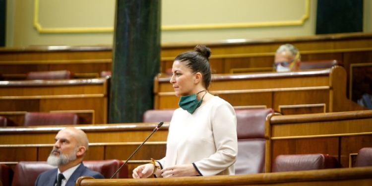 Macarena Olona comparó a Pablo Iglesias con Chávez / Foto: Congreso