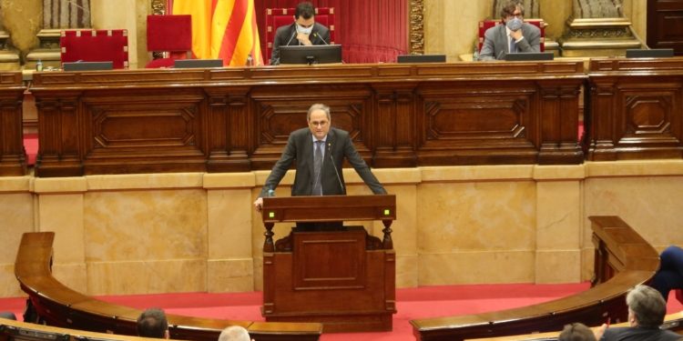 Torra es el tercer president de la Generalitat en salir por la puerta de atrás / Foto: Parlament