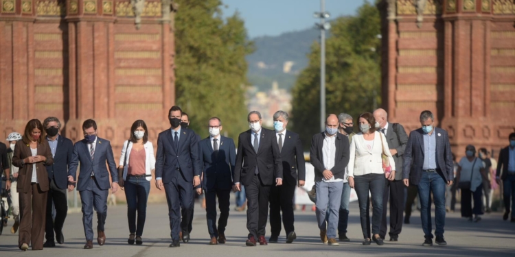 El gobierno de Quim Torra es fruto de una coalición independentista heterogénea / Foto: ERC