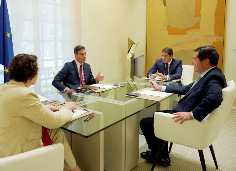 El gobierno ya ha alcanzado seis acuerdos con los empresarios / Foto: Moncloa