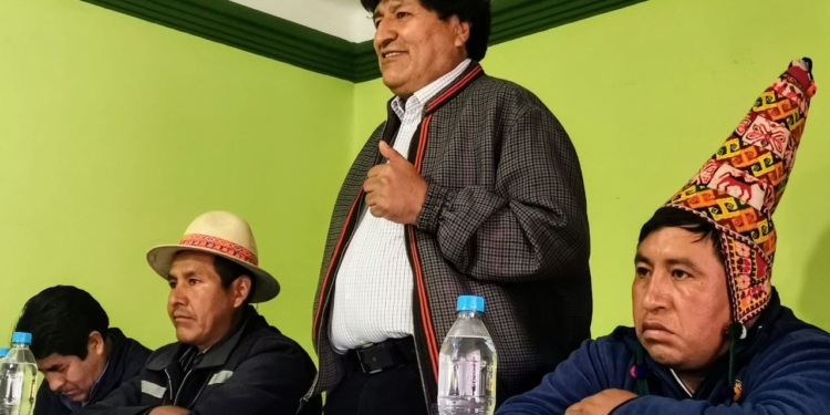 Morales insiste en tener la última palabra sobre los candidatos del MAS / Foto: @evoespueblo