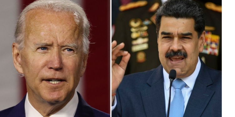 Biden quiere que Maduro negocie