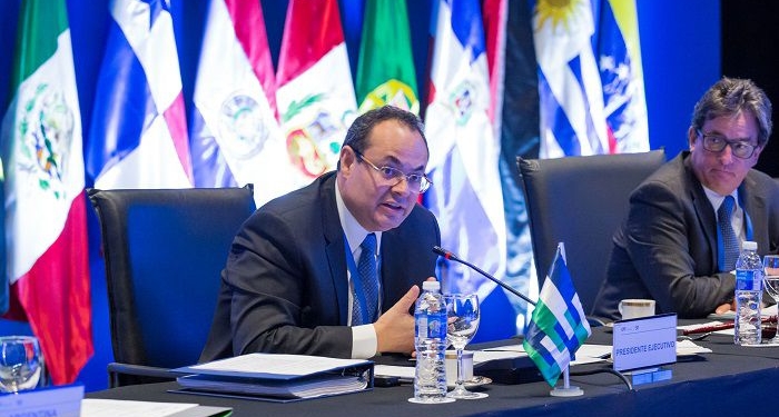 El presidente de CAF siempre apuesta por la internacionalización del banco / Foto: Casa de América