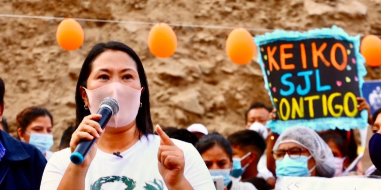 Keiko Fujimori agita el fantasma Venezuela en la campaña / Foto: Fuerza Popular