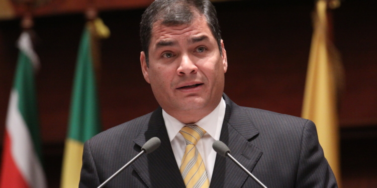 Rafael Correa sigue siendo una temible fuerza política en Ecuador / Foto: ANE