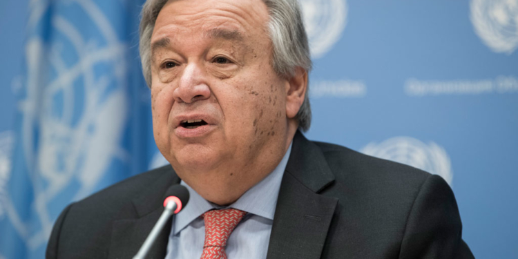 Antonio Guterres dice que el futuro de Colombia será decisivo para la paz / ONU: Mark Garten