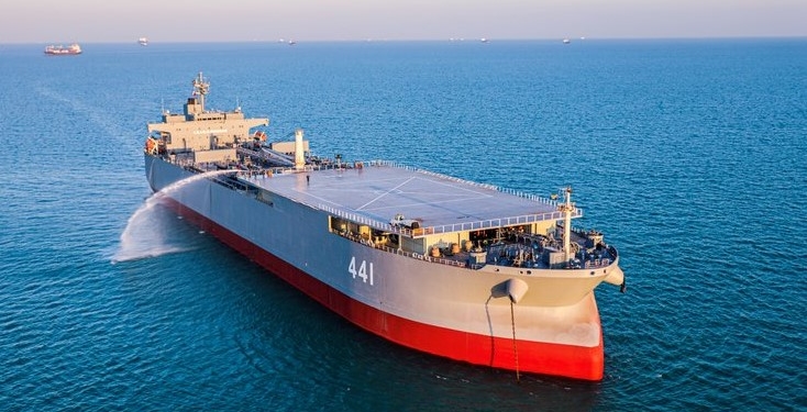 El barco iraní Makran. Foto: EFE