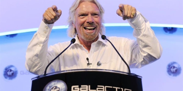 El propietario del Grupo Virgin, Richard Branson.