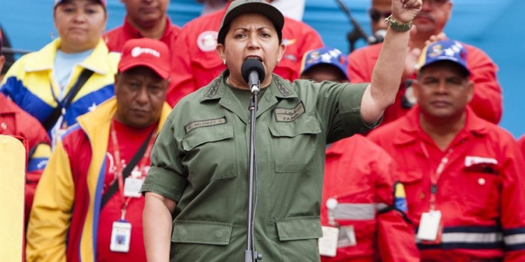 Fotografía de archivo del 18 de febrero de 2014 de la ministra de Interior y Justicia de Venezuela, Carmen Meléndez.