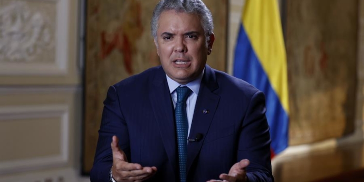 El presidente de Colombia, Iván Duque.