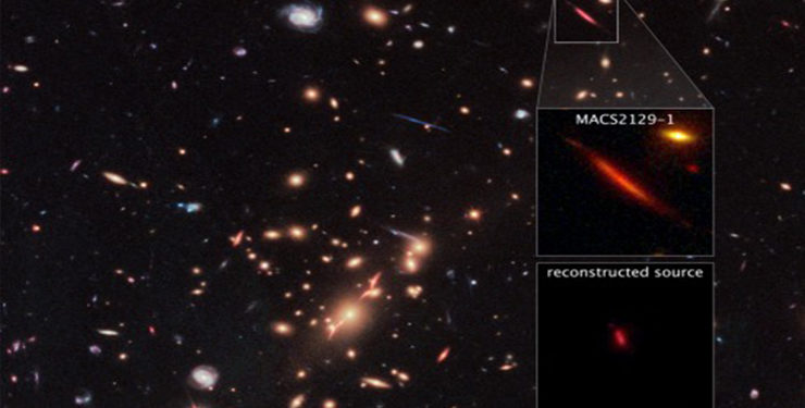 Una "galaxia muerta" captada por el telescopio espacial Hubble.