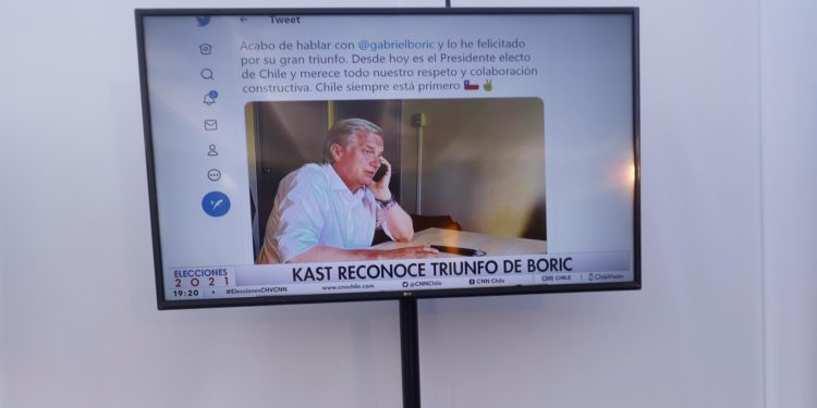 Kast felicita a Boric por su "gran triunfo" en las elecciones de Chile