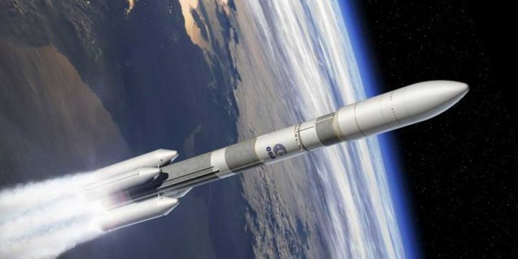 Reproducción artística del futuro cohete de la ESA, el Ariane 6 / ESA
