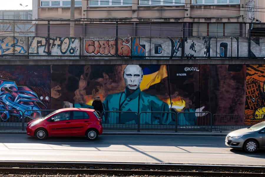 Putin como Lord Voldemort, el mural que no agradará a los fanáticos de Harry Potter (+fotos)