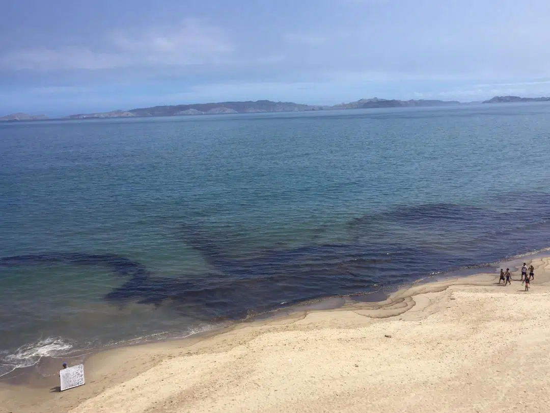 El alcalde de Lechería denuncia un "importante" derrame de hidrocarburos en las costas del municipio (+fotos)