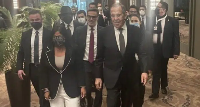 Delcy Rodríguez se reúne en Turquía con el canciller ruso, Sergei Lavrov (+video)