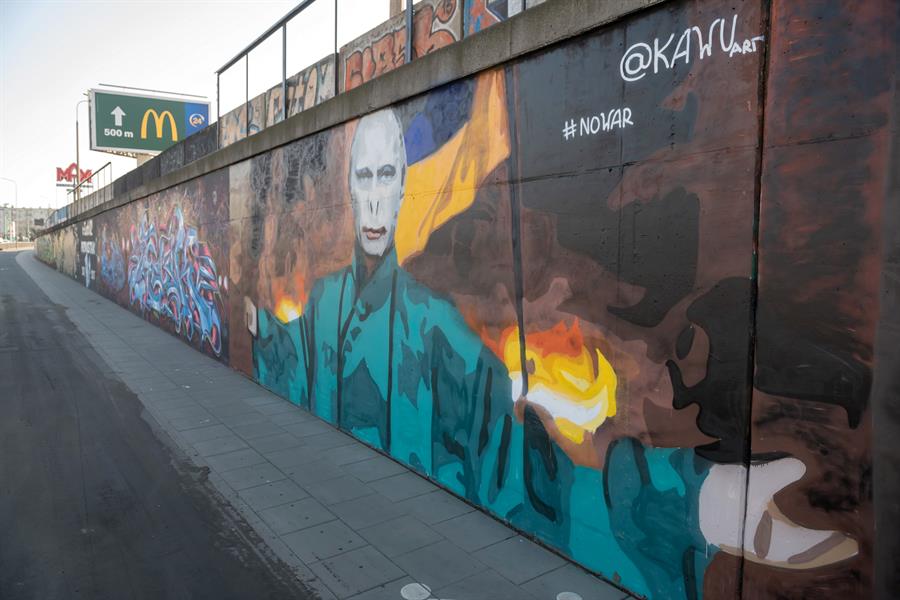 Putin como Lord Voldemort, el mural que no agradará a los fanáticos de Harry Potter (+fotos)